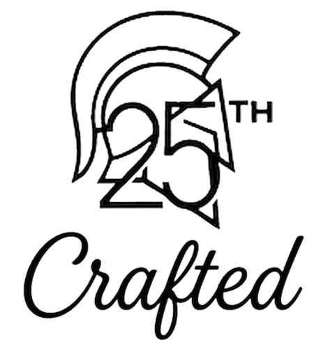 25th Crafted Logo